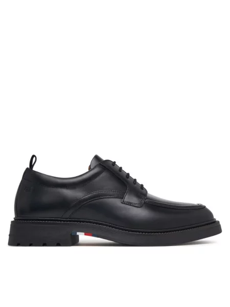 Cipele Tommy Hilfiger Corporate Casual Lth Deck Shoe crna