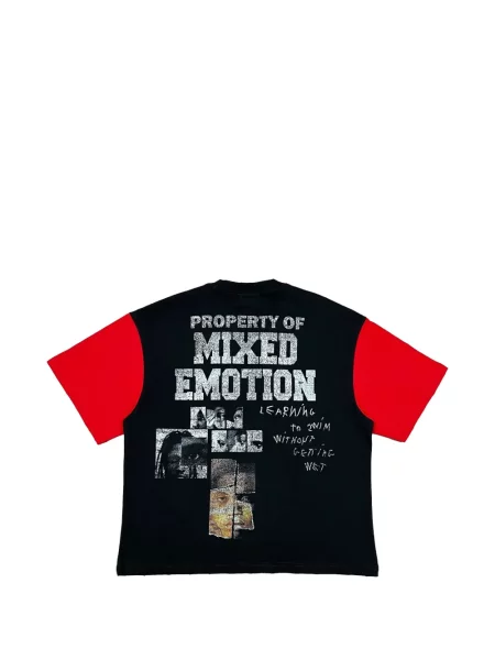 Tricou Mixed Emotion cu imagine negru