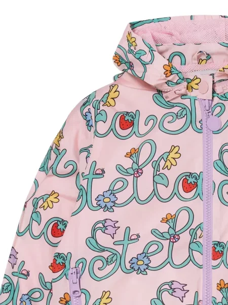 Kurtka dziecięca Stella Mccartney różowa