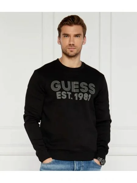 GUESS Hanorac negru