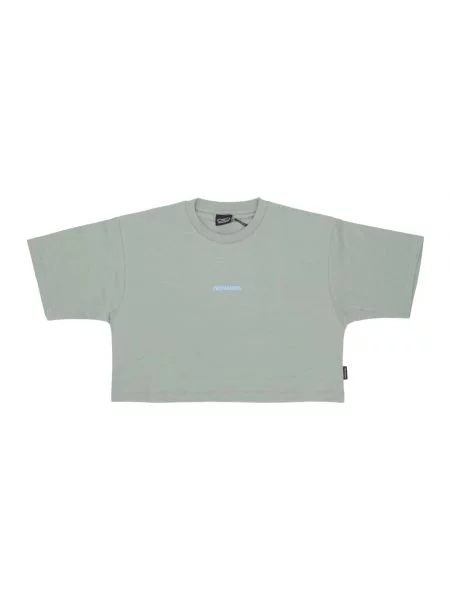 Koszulka Propaganda o krotszym kroju zielona