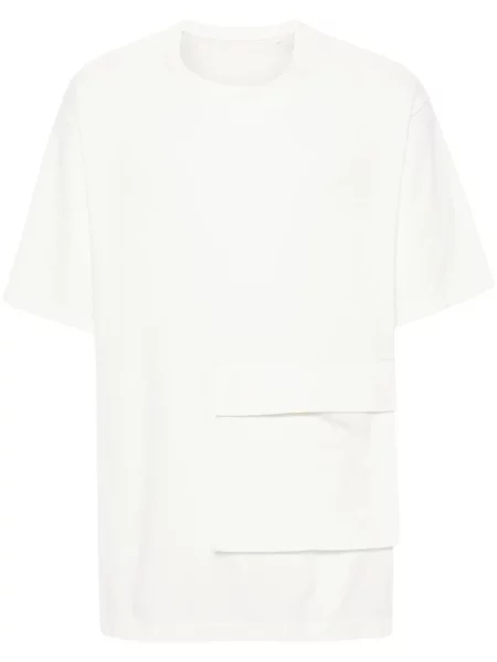 Koszulka Y-3 z dżerseju biała