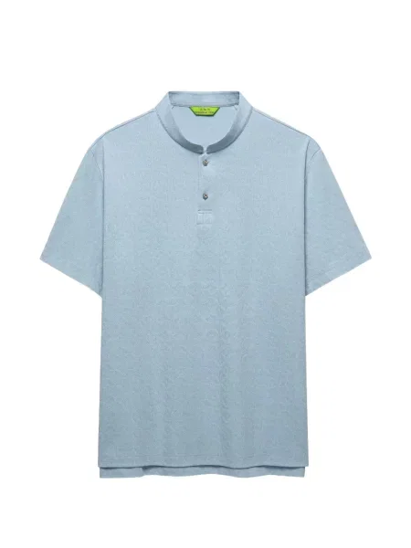 Tricou polo Shanghai Tang tricotate albastru