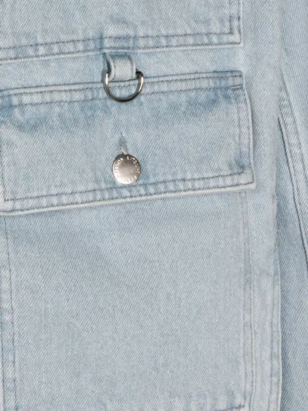 Geacă de blugi Maison Kitsune albastru