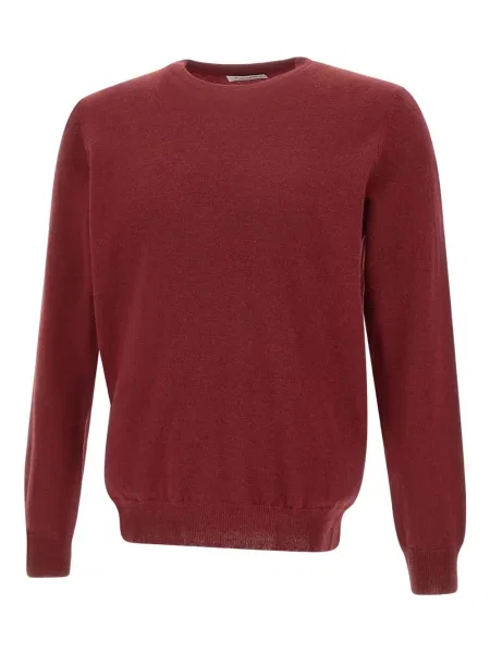 Džemper Kangra s okruglim izrezom crvena