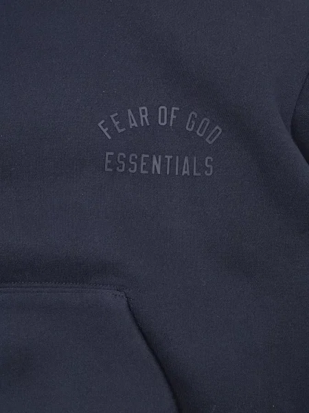 Bluza z kapturem dziecięca Fear Of God Essentials czarna