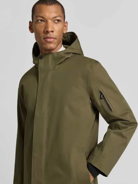 Parka o kroju regular fit z mieszanki bawełny model Globe Evo' G-lab oliwkowa