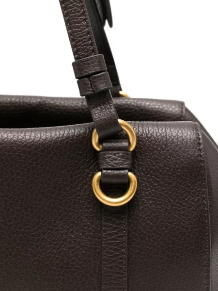 Geantă shopper Gianni Chiarini din piele maro