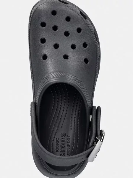Crocs шльопанці на платформі Classic Platform Buckle Clog