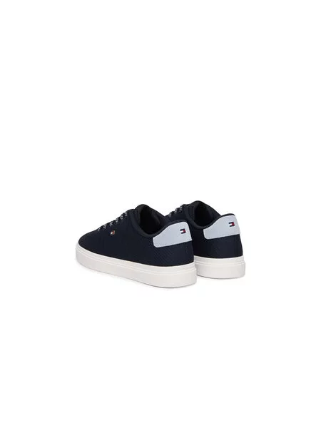 Sneakersy Tommy Hilfiger Knit Cupsole Tmavomodrá