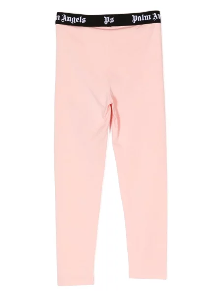 Legginsy dziecięce Palm Angels różowe