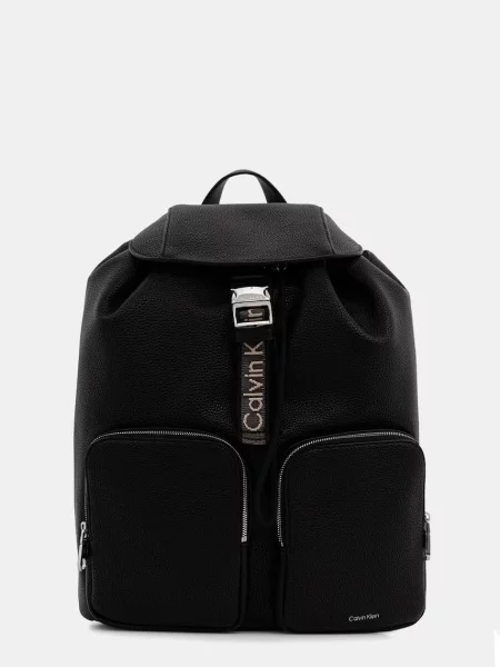 Calvin Klein rucsac pentru femei cu imitație de piele negru