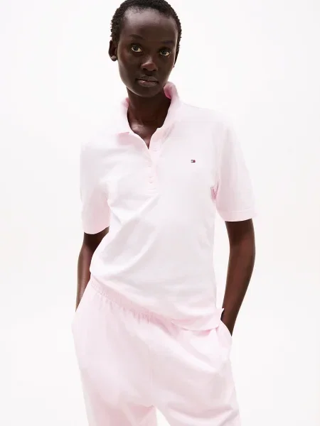 Tommy Hilfiger Polokošeľa ružová