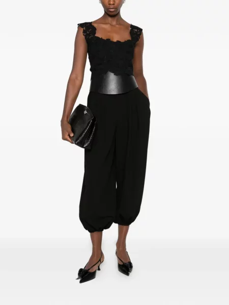 Top Ermanno Scervino din dantelă negru