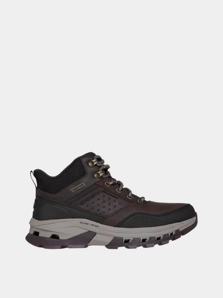 Кожаные ботинки Skechers коричневые