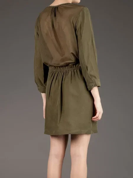 Rochie Edun de costum verde