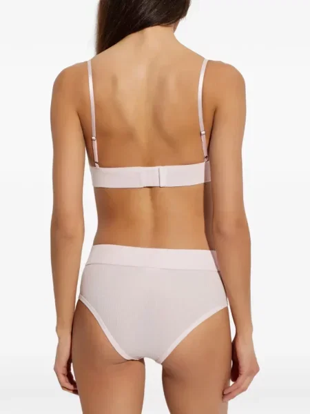 Sutien triunghi Palm Angels tricotate roz