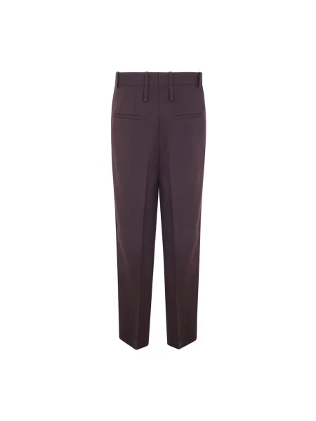 Spodnie Jil Sander brązowe