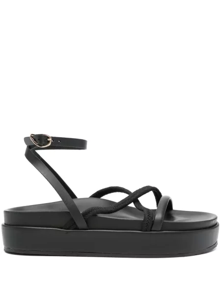 Sandale Ancient Greek Sandals s platformom crna