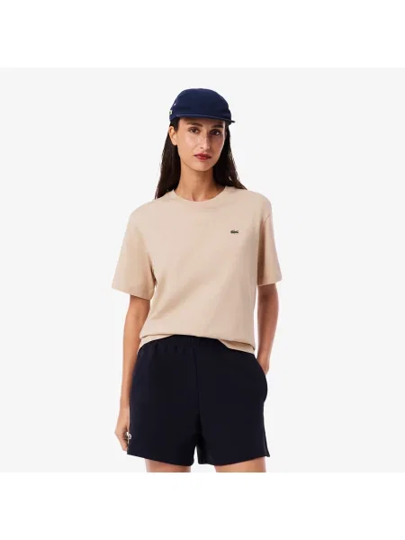 Футболка Lacoste бежевая