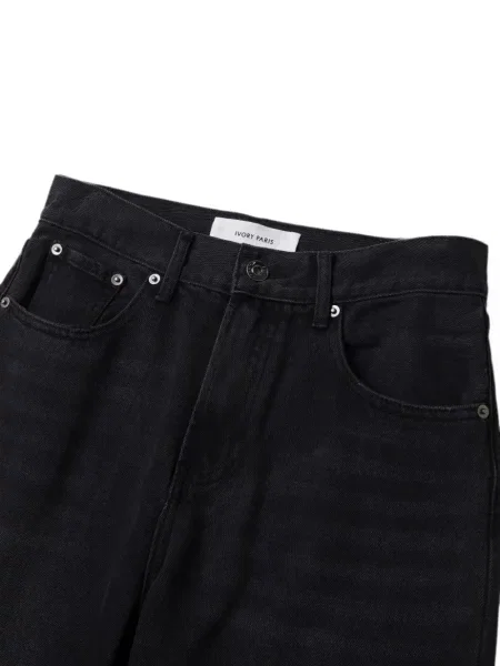 Blugi drepți Ivory Paris negru