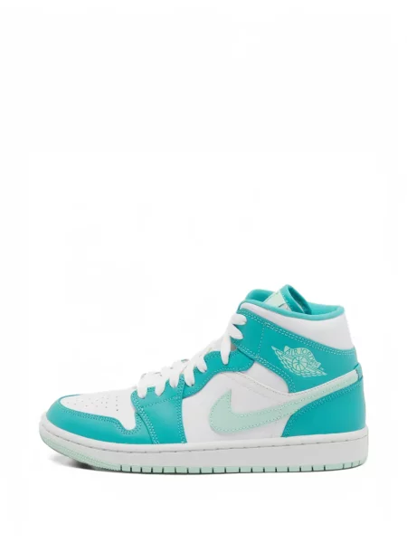 Sneakerși Jordan Air Jordan 1 cu șireturi din dantelă albastru