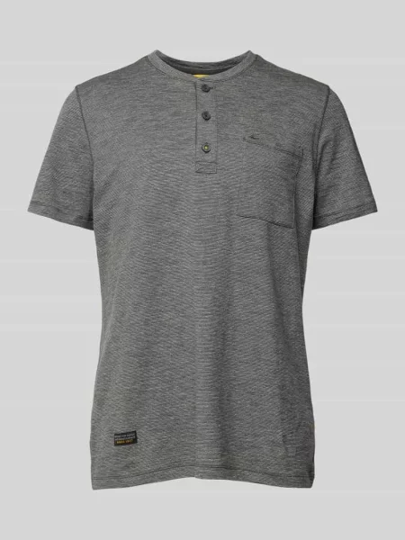 T-shirt z kieszenią na piersi Camel Active