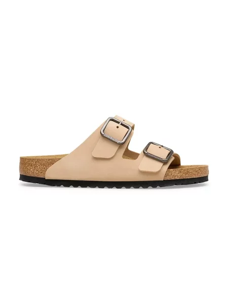 Σκαρπινια Birkenstock με αγκράφα μπεζ