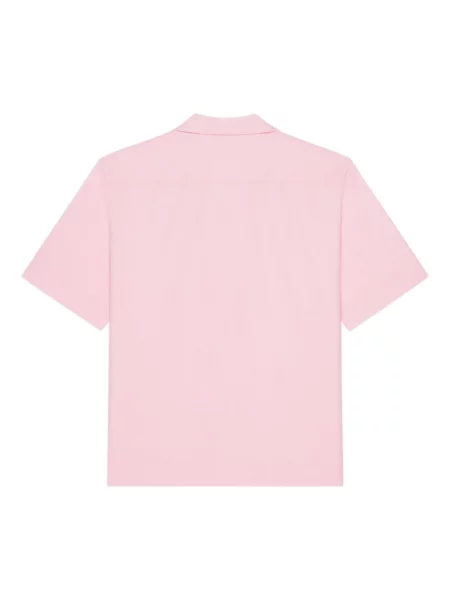 Koszula Givenchy z nadrukiem popelinowa różowa