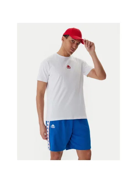 Kappa T-Shirt Regular Fit λευκό