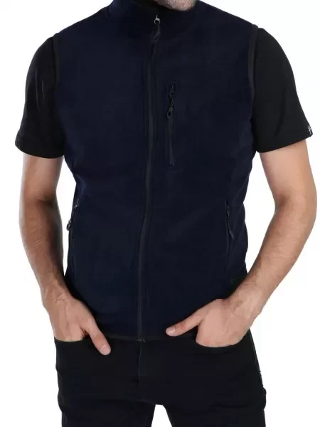 Vestă Dewberry din fleece albastru închis