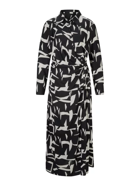 Heine Rochie tip bluză bej negru