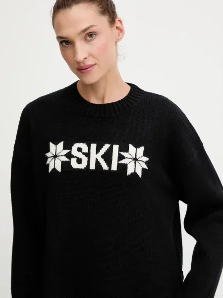 Шерстяной свитер Helly Hansen черный