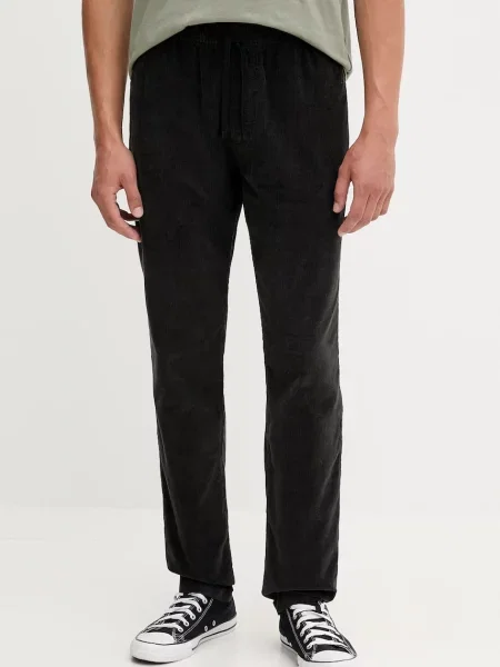 Manšestrové kalhoty Tommy Jeans černá