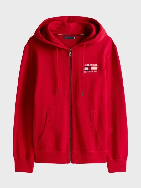Толстовка Tommy Hilfiger червона