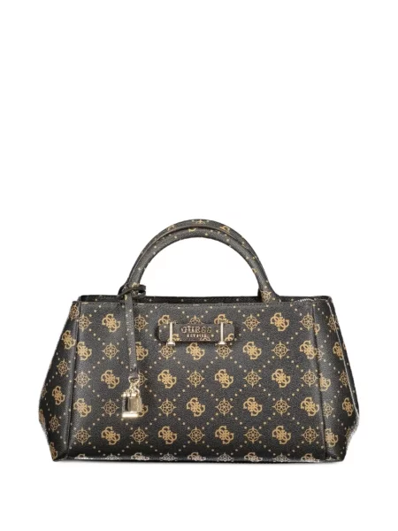 Raštuota shopper rankinė Guess ruda