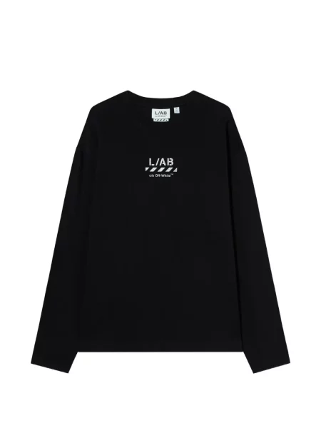 Lung tricou L/ab C/o Off-white alb