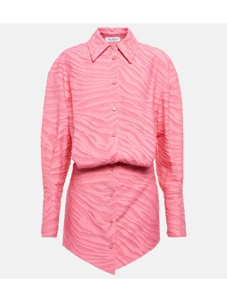 Rochie The Attico cu imagine cu model zebră roz