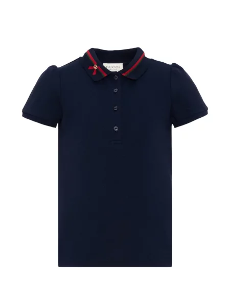 Koszulka polo dziecięca Gucci niebieska