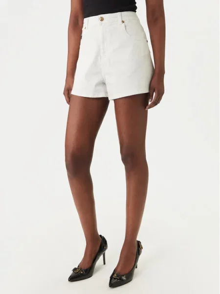 Versace Jeans Couture Pantaloni scurți de blugi CEWCA alb