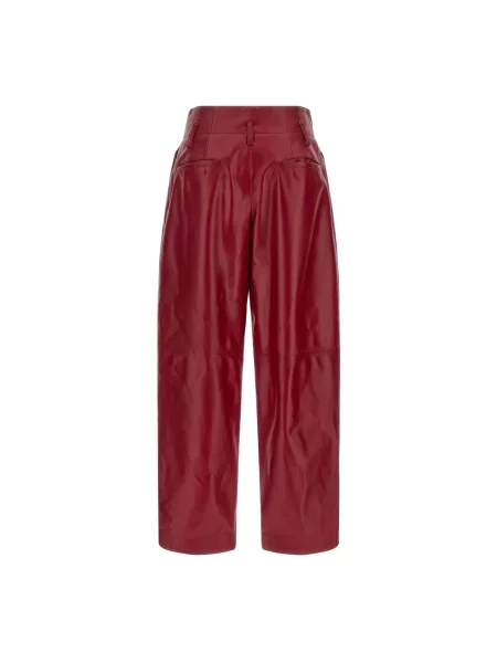 Spodnie Alberta Ferretti czerwone