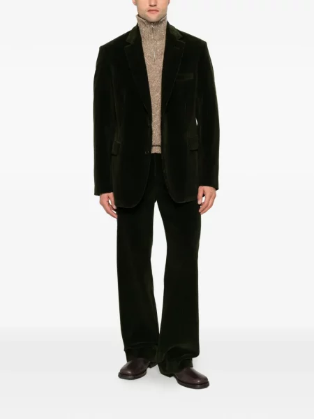 Pantaloni Rier de catifea cord verde