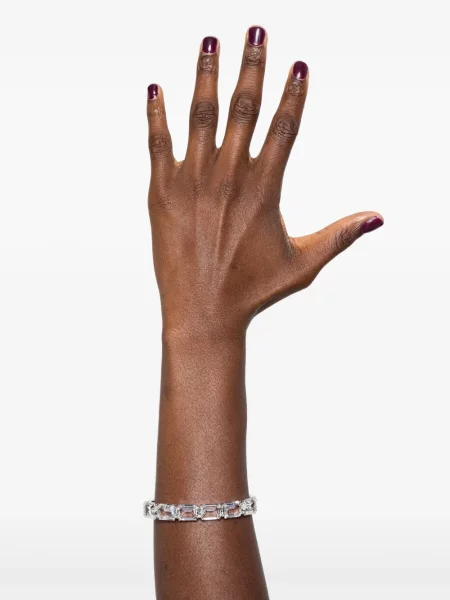 Apyranke Swarovski su kristalais sidabrinė