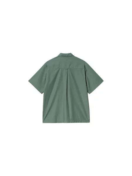 Koszula z krótkim rękawem Carhartt Wip z kołnierzem z krótkim rękawem zielona