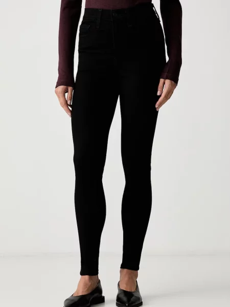 Levi's blugi skinny pentru femei HIRISE SUPER SKINNY negru