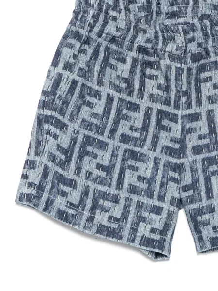Szorty dziecięce Fendi niebieskie