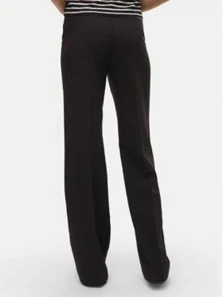 Vero Moda Hlače iz tkanine Texas Straight Fit črna