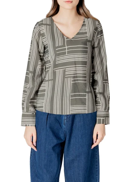 Bluzka Jacqueline De Yong niebieska