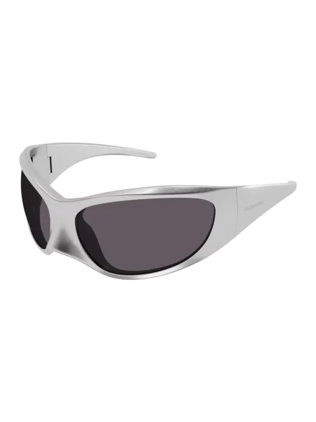 Lniane okulary przeciwsłoneczne Balenciaga szare