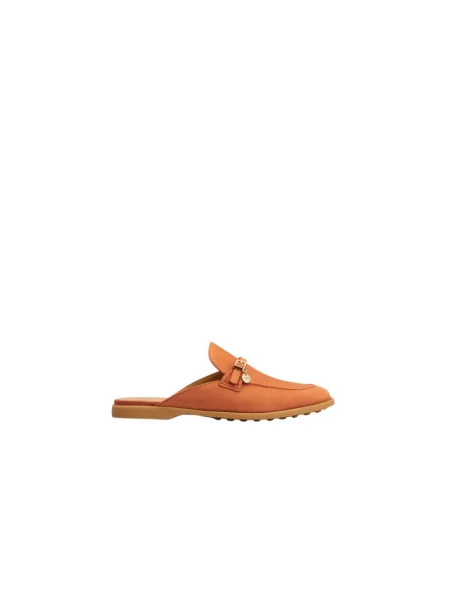 Klapki Tod's pomarańczowe